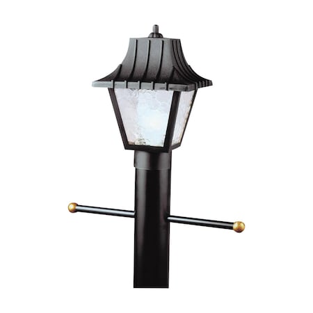 Summit Westinghouse Matte Black Switch Incandescent Lantern Fixture 66875